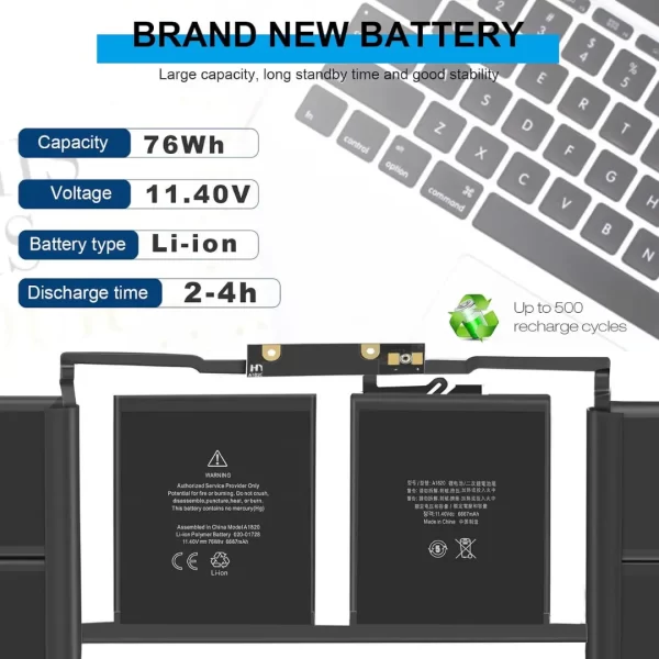 Laprite MacBook Pro 13" A1502 Battery 2