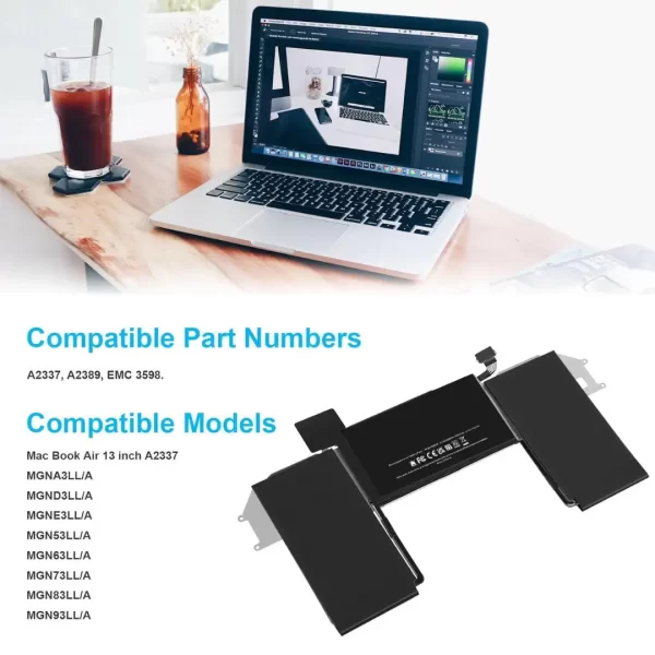 Laprite MacBook Air 13" A2337 Battery 4